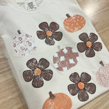 FLORAL PUMPKIN PATTERN DTF Print