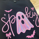 NEON PINK Spooky Ghost DTF Print