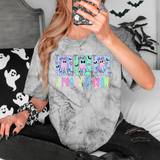 IRIDESCENT SPOOKY DTF Print Design