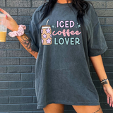 Iced Coffee Lover DTF Print
