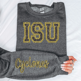 Cyclones Glitter Effect DTF Print