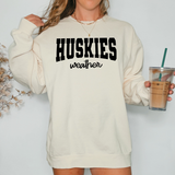 Huskies Team Weather DTF Print