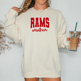 Rams Team Weather DTF Print
