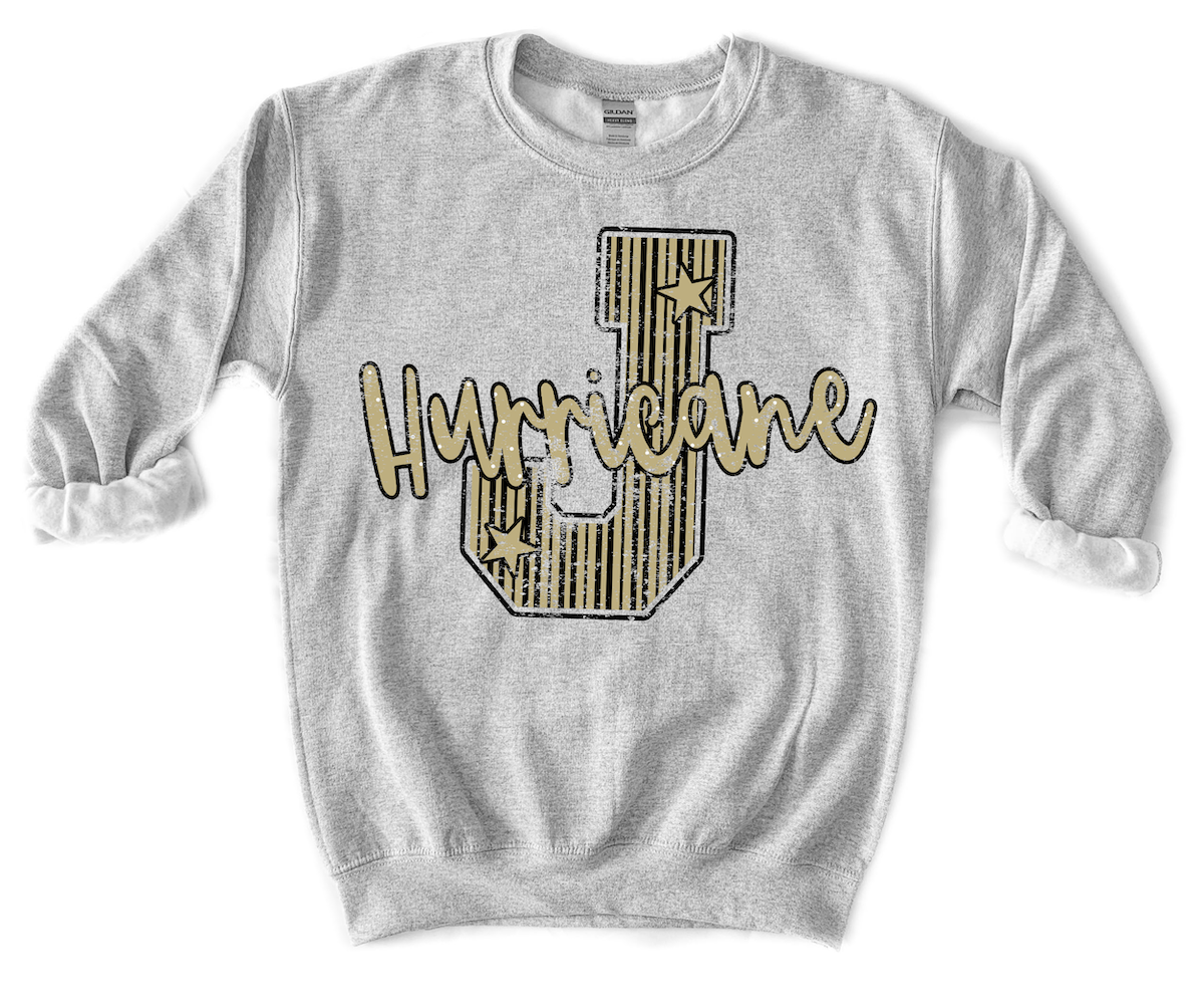 J Hurricane Varsity Stripes DTF Print