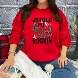 Jingle Bells Rockin Skeleton DTF Print