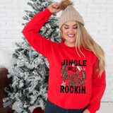 Jingle Bells Rockin Skeleton DTF Print