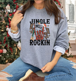 Jingle Bells Rockin Skeleton DTF Print