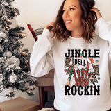 Jingle Bells Rockin Skeleton DTF Print