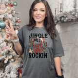 Jingle Bells Rockin Skeleton DTF Print