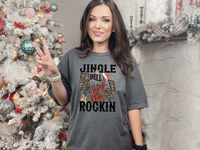 Jingle Bells Rockin Skeleton DTF Print