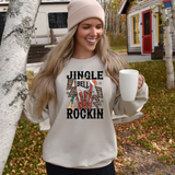 Jingle Bells Rockin Skeleton DTF Print