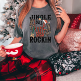 Jingle Bells Rockin Skeleton DTF Print