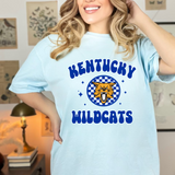 Kentucky WildCats Checker Circle DTF Print