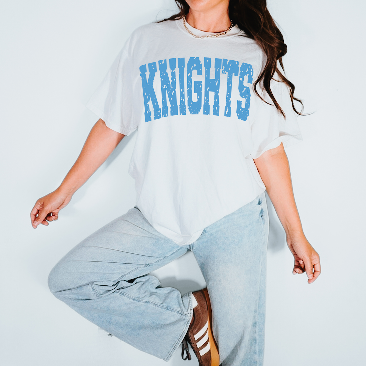Knights Varsity Distressed Teams DTF Print