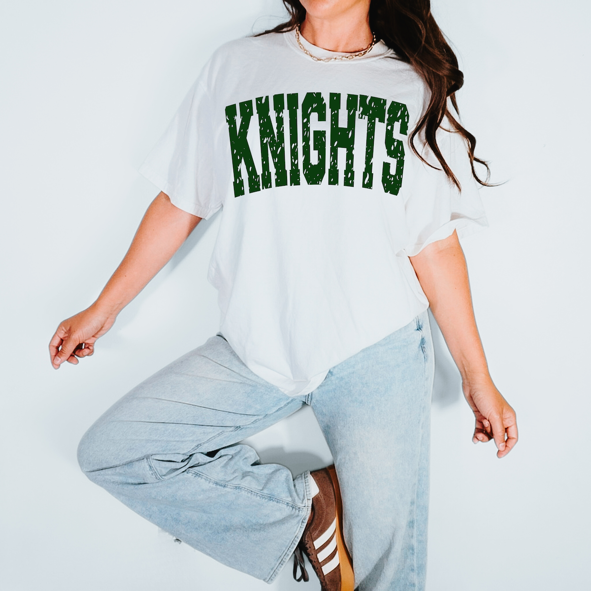 Knights Varsity Distressed Teams DTF Print