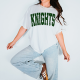Knights Varsity Distressed Teams DTF Print