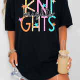 Knights Star Doodle Mix DTF Print
