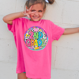 Back to School Retro Neon Grades DTF Print