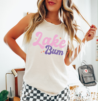 Lake Bum Retro DTF Print