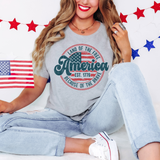 Land of the Free Retro DTF Print