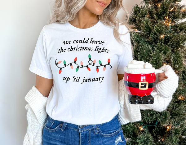 Leave the Lights Up DTF Print