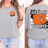 Let's Go Bobcats Floral DTF Print