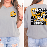 Let's Go Tigers Floral 02 DTF Print