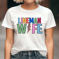 Lineman Wife Bolt DTF Print