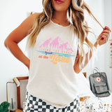 Living the Dream Lake DTF Print