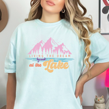 Living the Dream Lake DTF Print