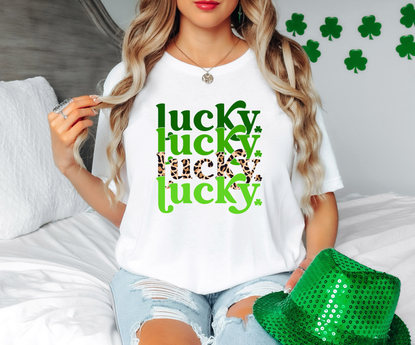 Lucky Stacked DTF Print