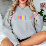 Lunch Lady Squad Heart Arrow DTF Print