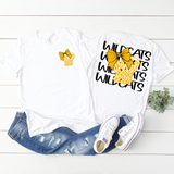 Wildcats Basketball Net Bow DTF Print