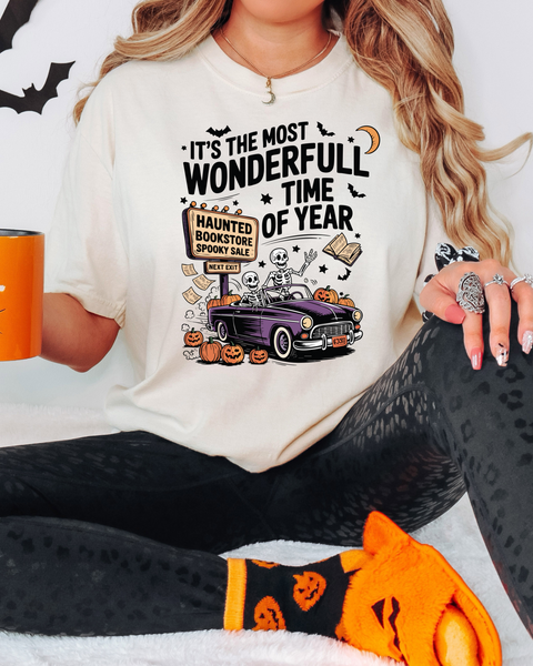 Haunted Most Wonderful Time DTF Print Design