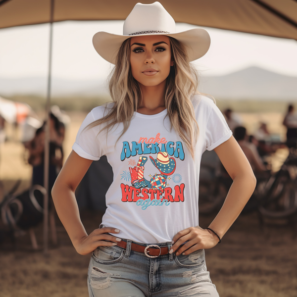 Make America Western Again DTF Print