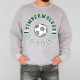 Timberwolves Soccer Soccer Circle Team DTF Print