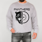 Panthers Wrestling Half Mascot DTF Print