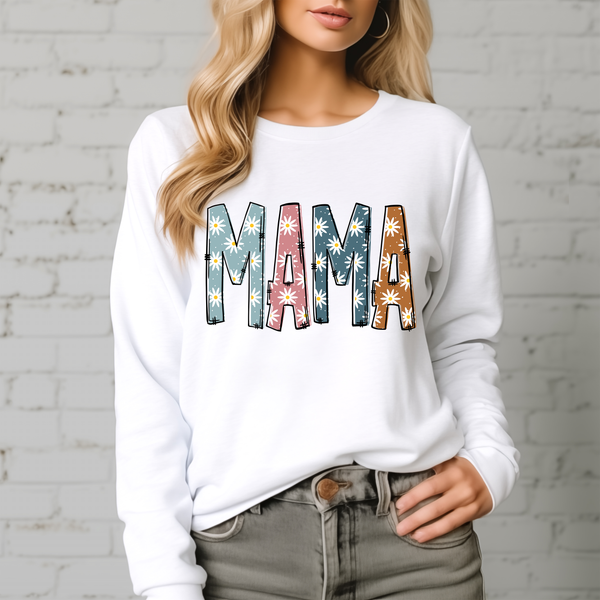 Boho Mama Daisy DTF Print