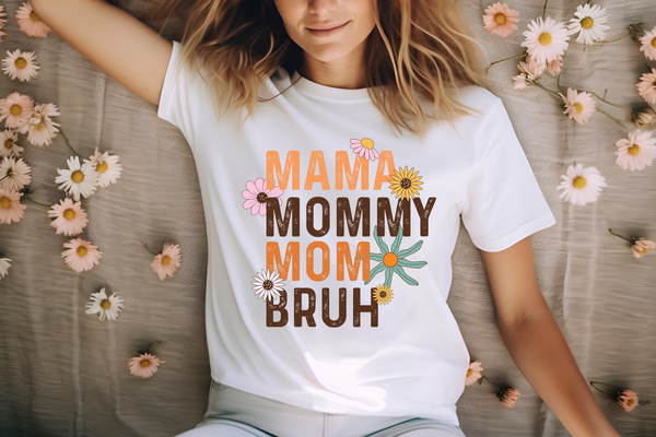 Mama Floral DTF Print