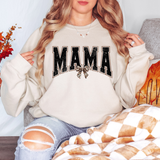 Mama Leopard Bow Distressed DTF Print