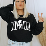 Distressed Mama Lightning Bolt DTF Print