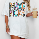 Mavericks Star Doodle Mix DTF Print