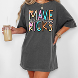 Mavericks Star Doodle Mix DTF Print