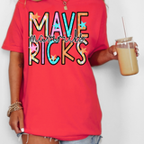 Mavericks Star Doodle Mix DTF Print