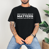 Mens Mental Health Matters DTF Print