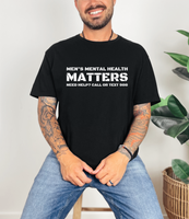 Mens Mental Health Matters DTF Print