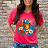 Patriotic Monkey DTF Print