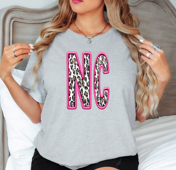 NC Pink Stitch DTF Print