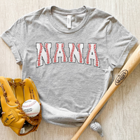 Nana Baseball Glitter DTF Print