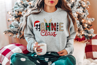 Nannie Claus Christmas DTF Print